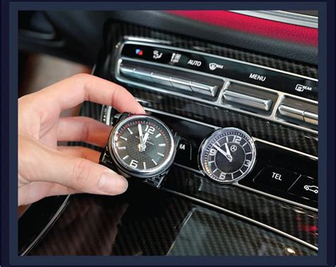 Upgrade to IWC Clock in Mercedes Benz 